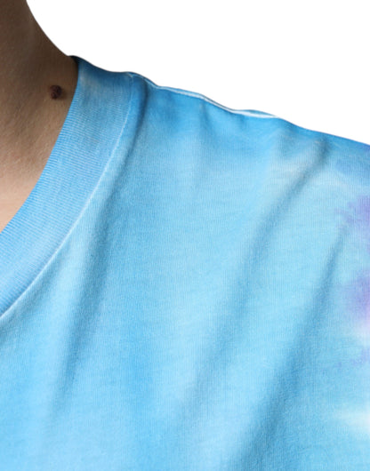 Dolce &amp; Gabbana Camiseta sin mangas de algodón teñido anudado multicolor