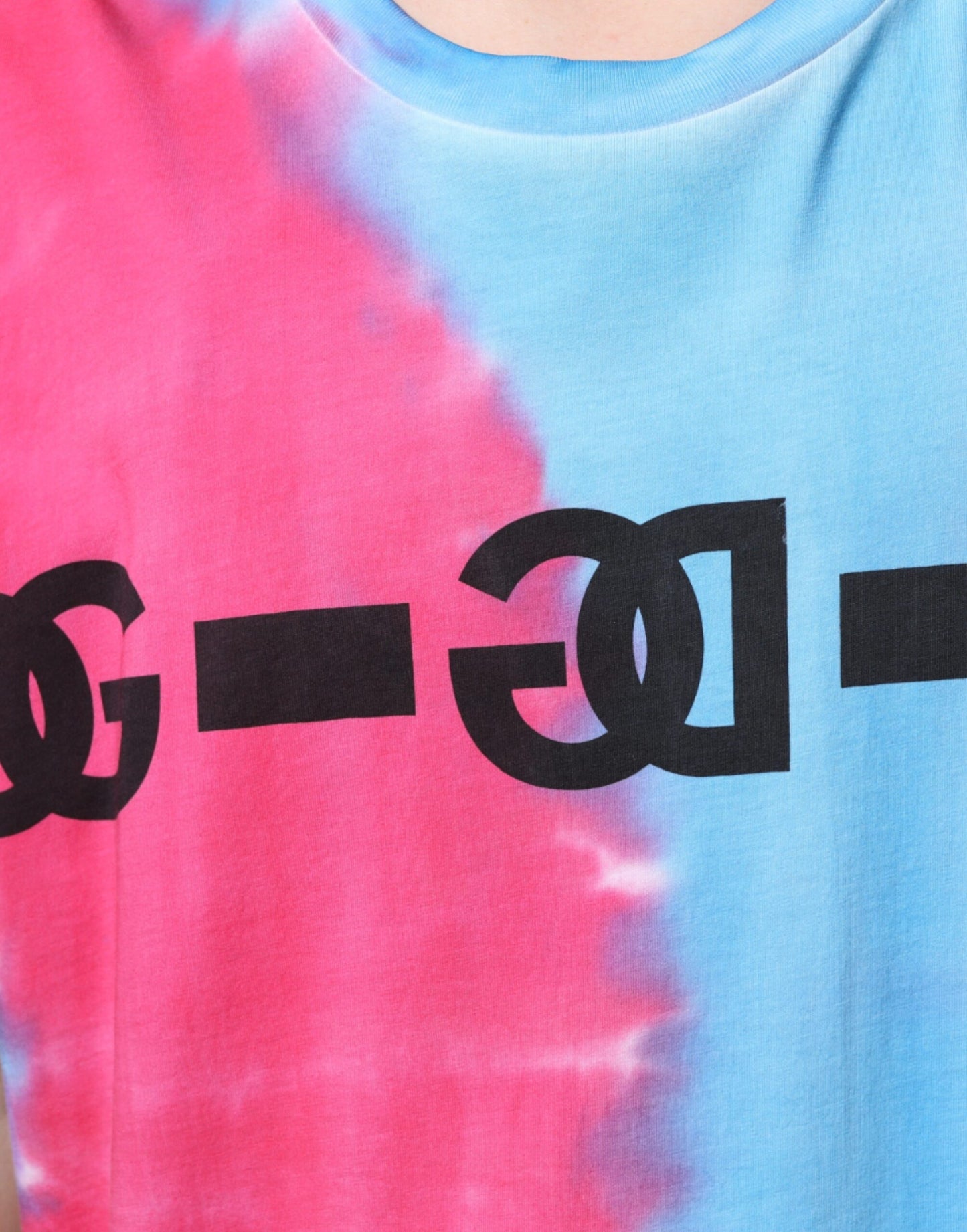 Dolce &amp; Gabbana Camiseta sin mangas de algodón teñido anudado multicolor