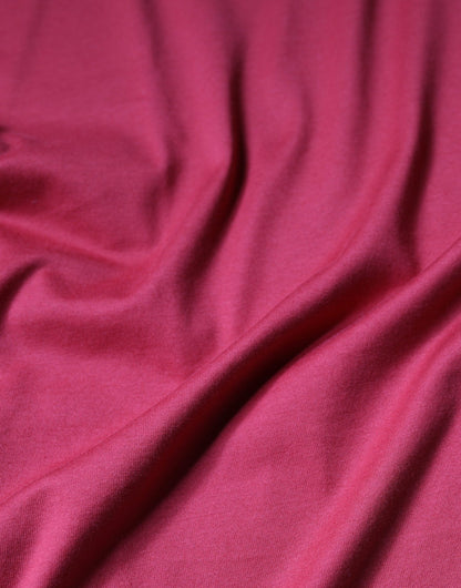 Dolce &amp; Gabbana Camiseta roja con cuello redondo y estampado del logo DG de algodón