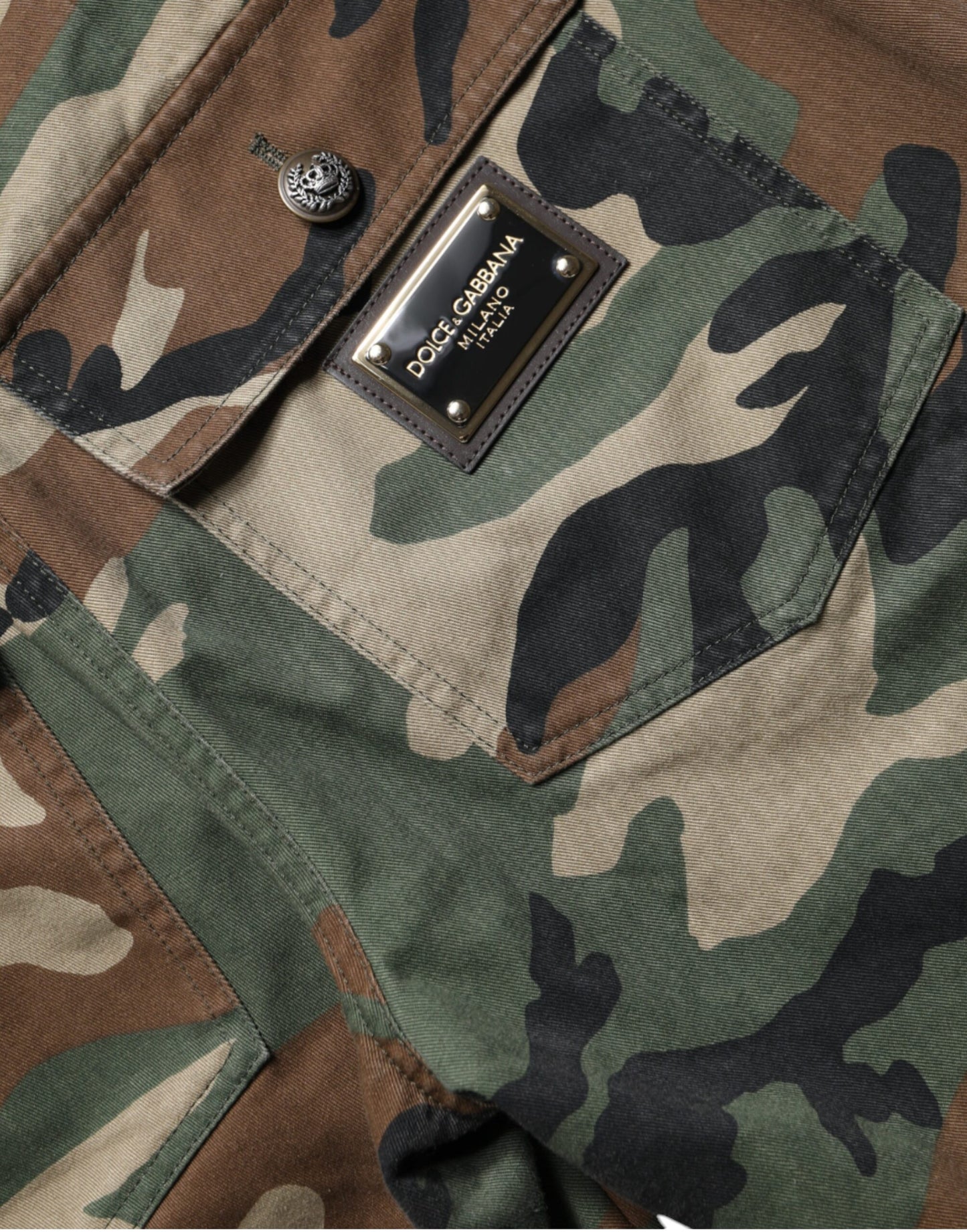Dolce &amp; Gabbana Multicolor Camouflage Cargo Pants