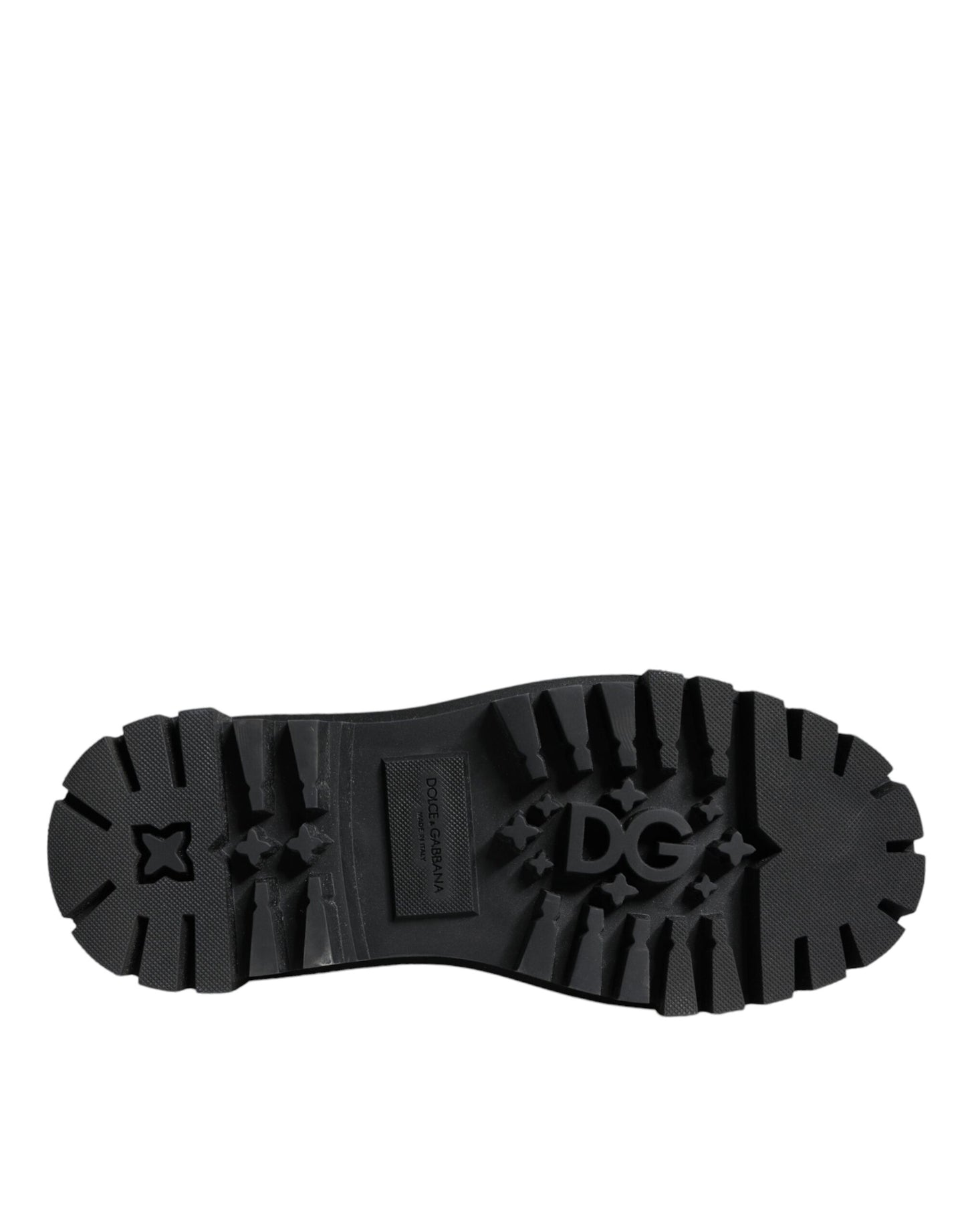 Chaussures derby habillées en cuir noir Dolce &amp; Gabbana