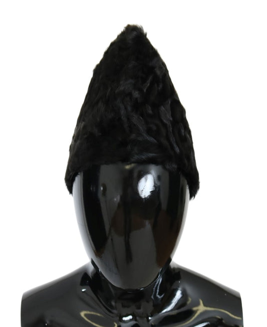 Dolce &amp; Gabbana Gorro elegante de piel Xiangao negro