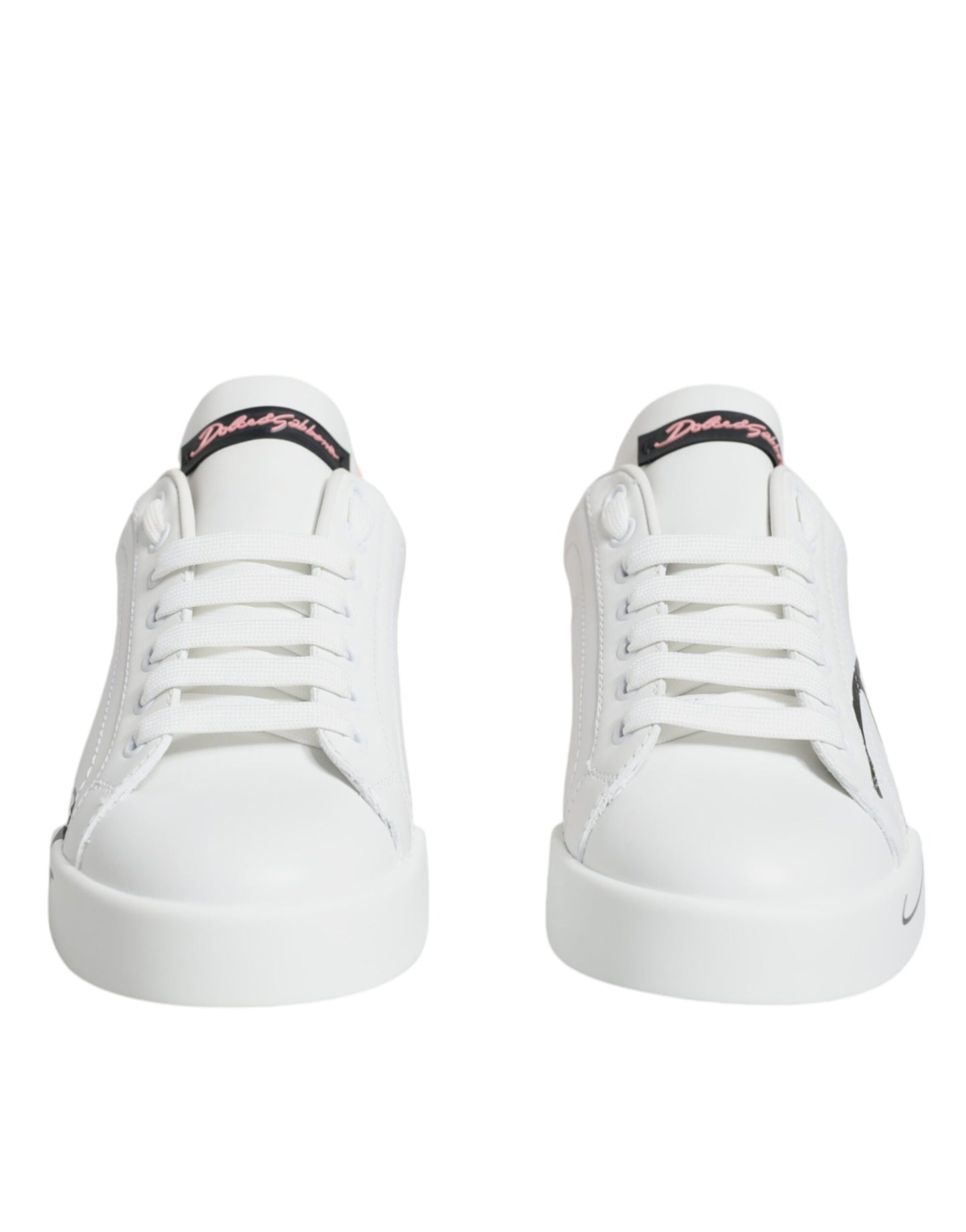 Dolce &amp; Gabbana Zapatillas bajas Portofino blanco rosa Zapatos