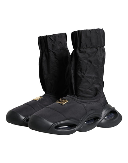 Dolce &amp; Gabbana Calcetines sin cordones negros Wave Zapatillas Zapatos
