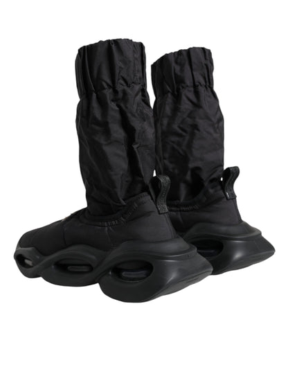 Dolce &amp; Gabbana Calcetines sin cordones negros Wave Zapatillas Zapatos