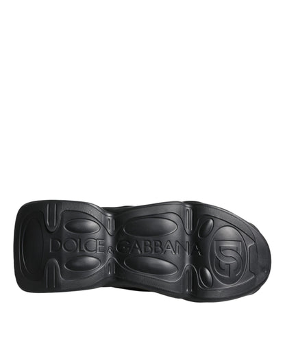 Dolce &amp; Gabbana Calcetines sin cordones negros Wave Zapatillas Zapatos