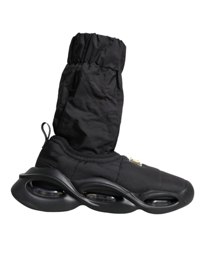 Dolce &amp; Gabbana Calcetines sin cordones negros Wave Zapatillas Zapatos