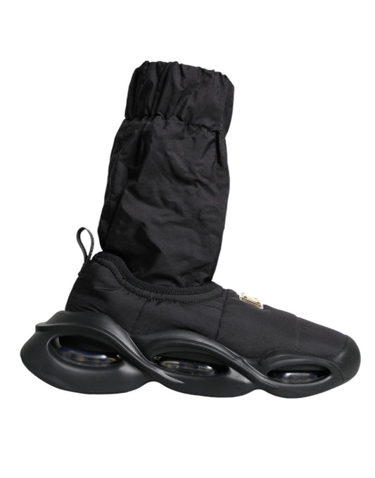 Dolce &amp; Gabbana Calcetines sin cordones negros Wave Zapatillas Zapatos