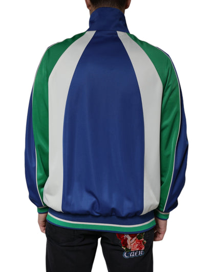 Dolce &amp; Gabbana Chaqueta bomber con cremallera completa de poliéster multicolor