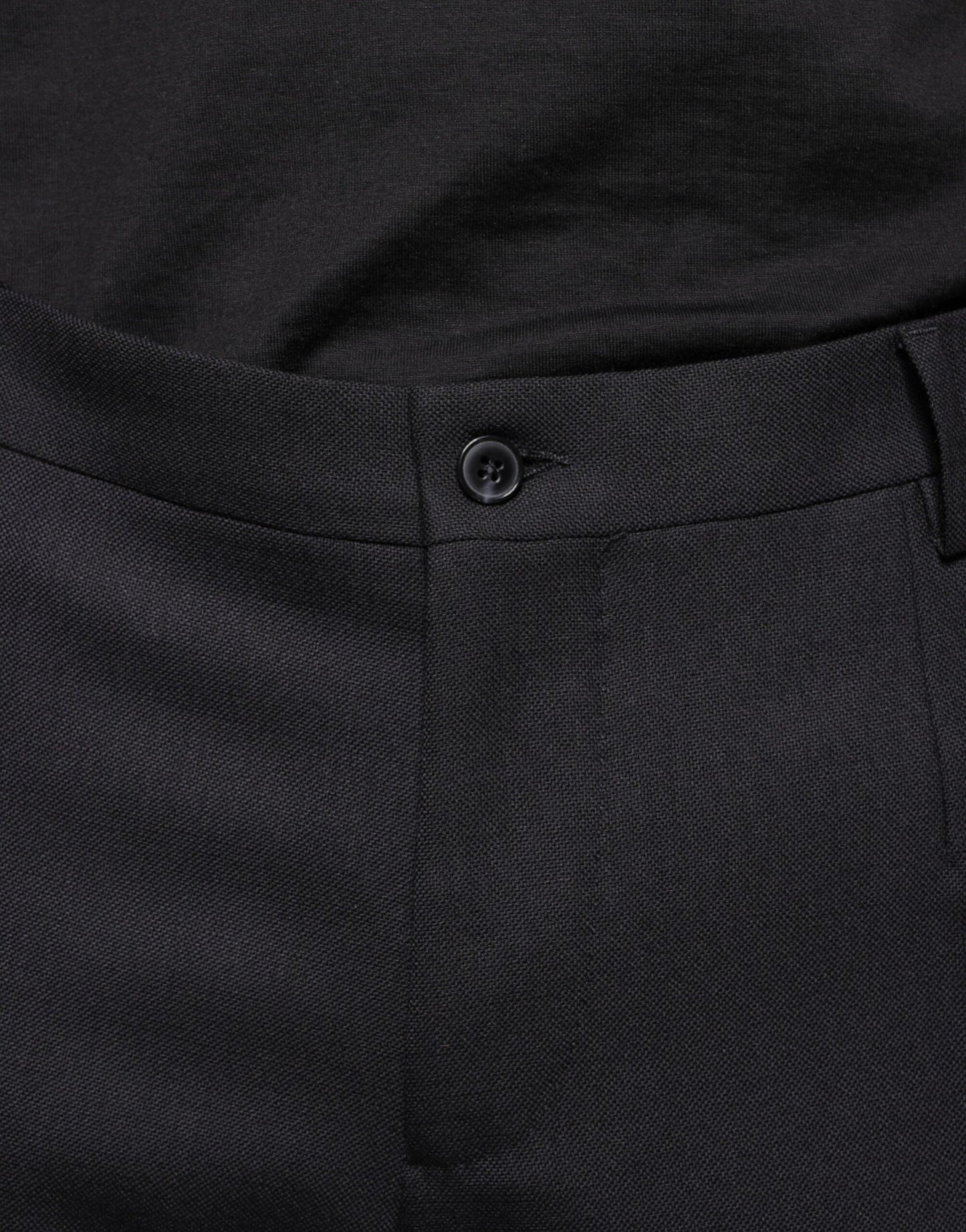 Dolce &amp; Gabbana Vestido ajustado de lana negro Pantalones formales