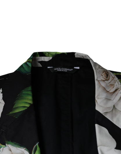 Dolce &amp; Gabbana Traje formal de 2 piezas de algodón rosa negro para hombre