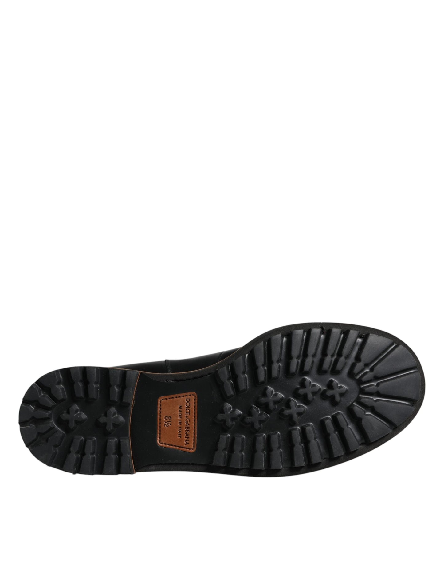 Dolce &amp; Gabbana Botas Chelsea De Media Pantorrilla De Cuero Negro Para Hombre Zapatos