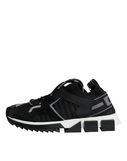 Dolce &amp; Gabbana Zapatillas de trekking Sorrento de malla negra Zapatos