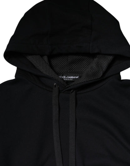 Dolce &amp; Gabbana Jersey con capucha negro Hombre Sudadera Suéter