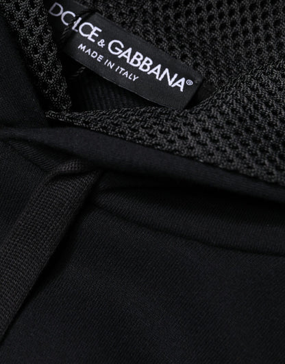 Dolce &amp; Gabbana Jersey con capucha negro Hombre Sudadera Suéter