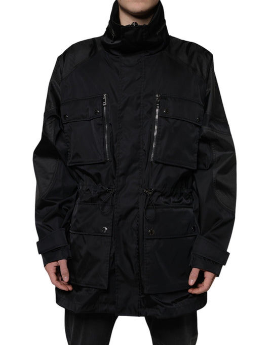 Dolce &amp; Gabbana Chaqueta Parka De Invierno Para Hombre De Nylon Negro
