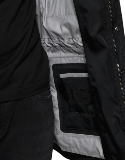 Dolce &amp; Gabbana Chaqueta Parka De Invierno Para Hombre De Nylon Negro