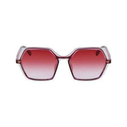 Karl Lagerfeld Red Injected Sunglasses