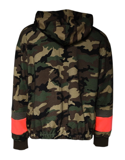 Dolce &amp; Gabbana Sudadera Con Capucha De Camuflaje Multicolor Para Hombre