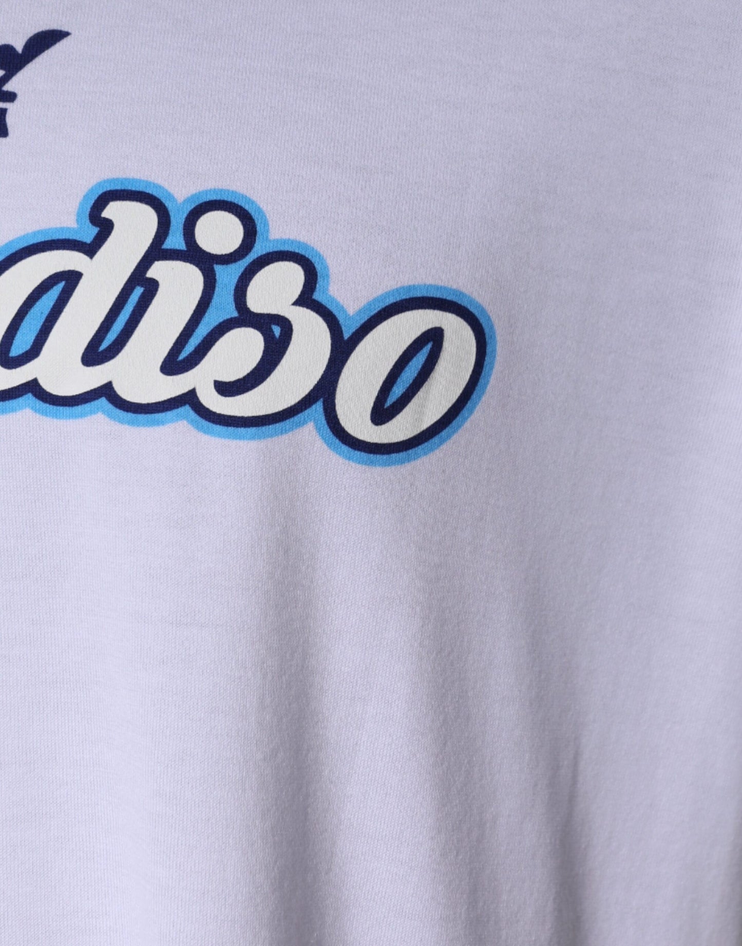Dolce &amp; Gabbana Camiseta blanca de manga corta de algodón Paradiso