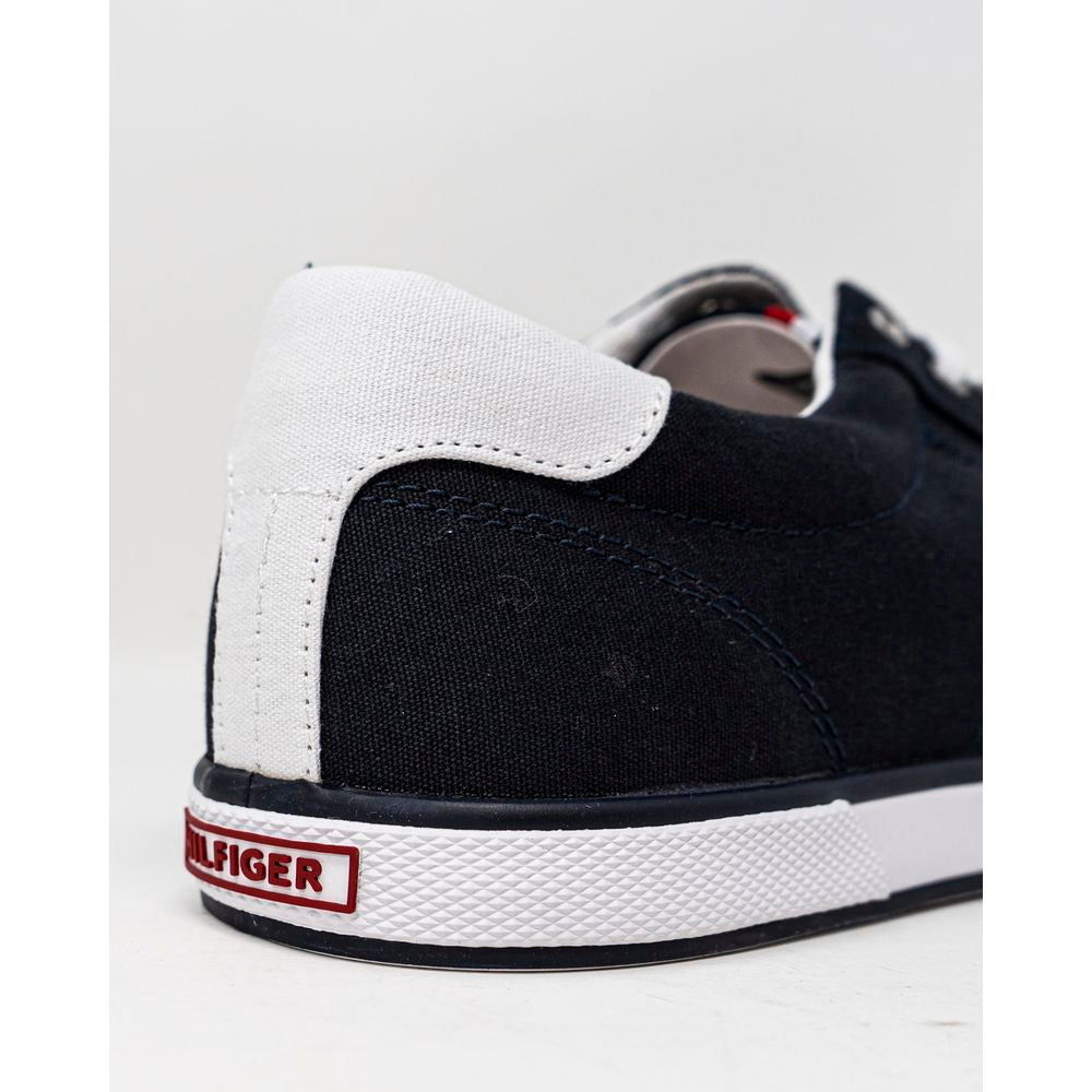 Baskets Tommy Hilfiger en coton bleu
