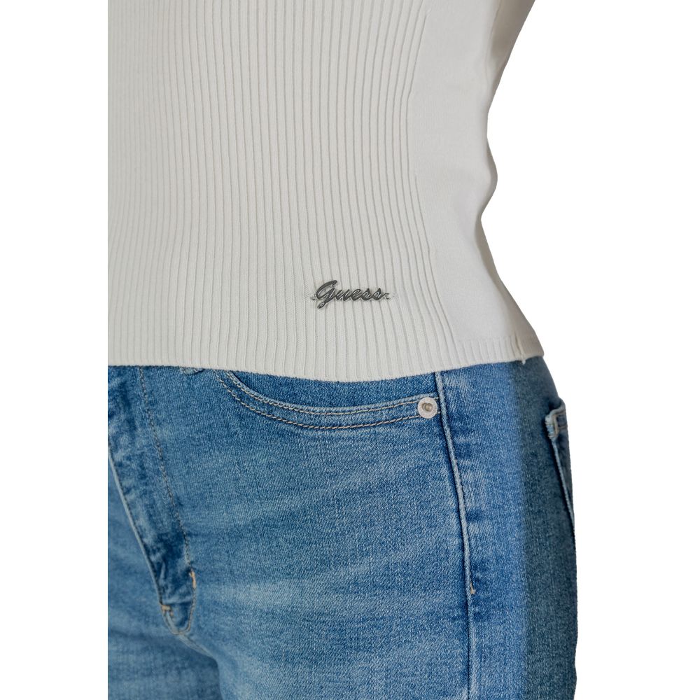 Guess Camisetas Y Camisetas De Viscosa Crema