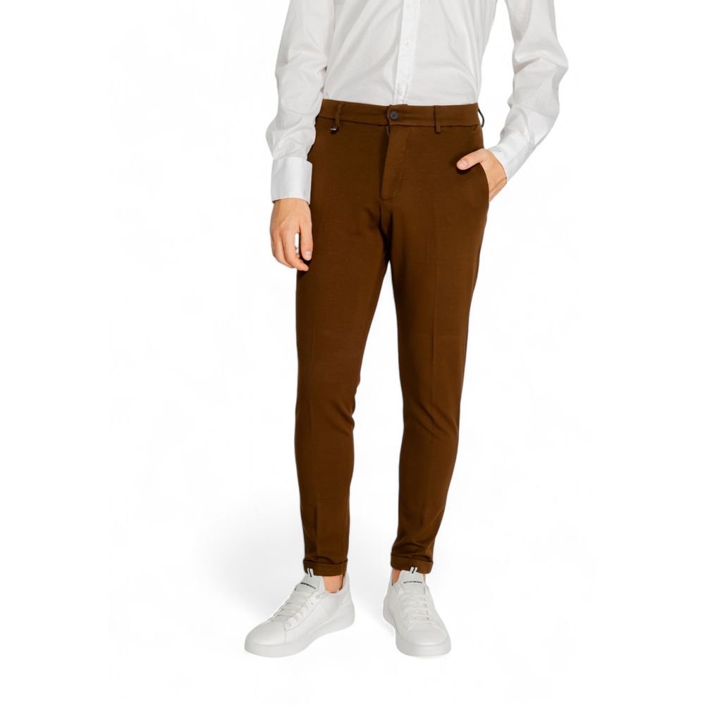 Antony Morato Vaqueros y pantalón de viscosa marrón