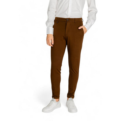 Antony Morato Vaqueros y pantalón de viscosa marrón