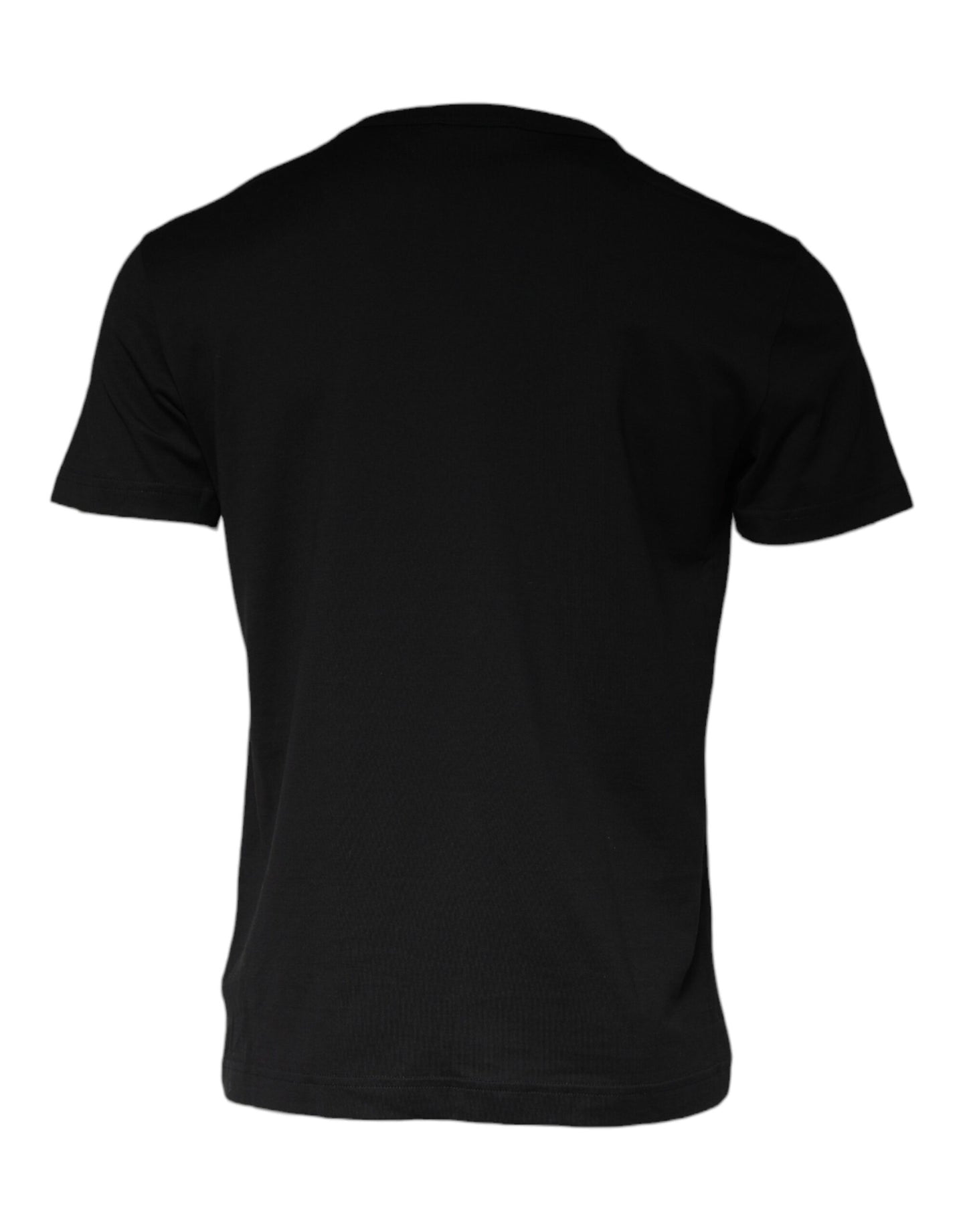 Dolce &amp; Gabbana Camiseta con adornos de collar de algodón negro