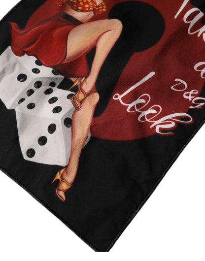 Dolce &amp; Gabbana Camiseta blanca con cuello redondo y estampado gráfico de algodón