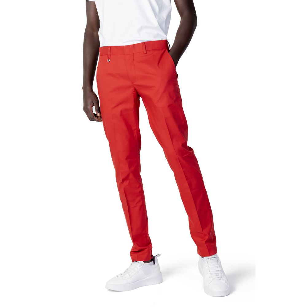 Antony Morato Vaqueros y pantalón de algodón rojo