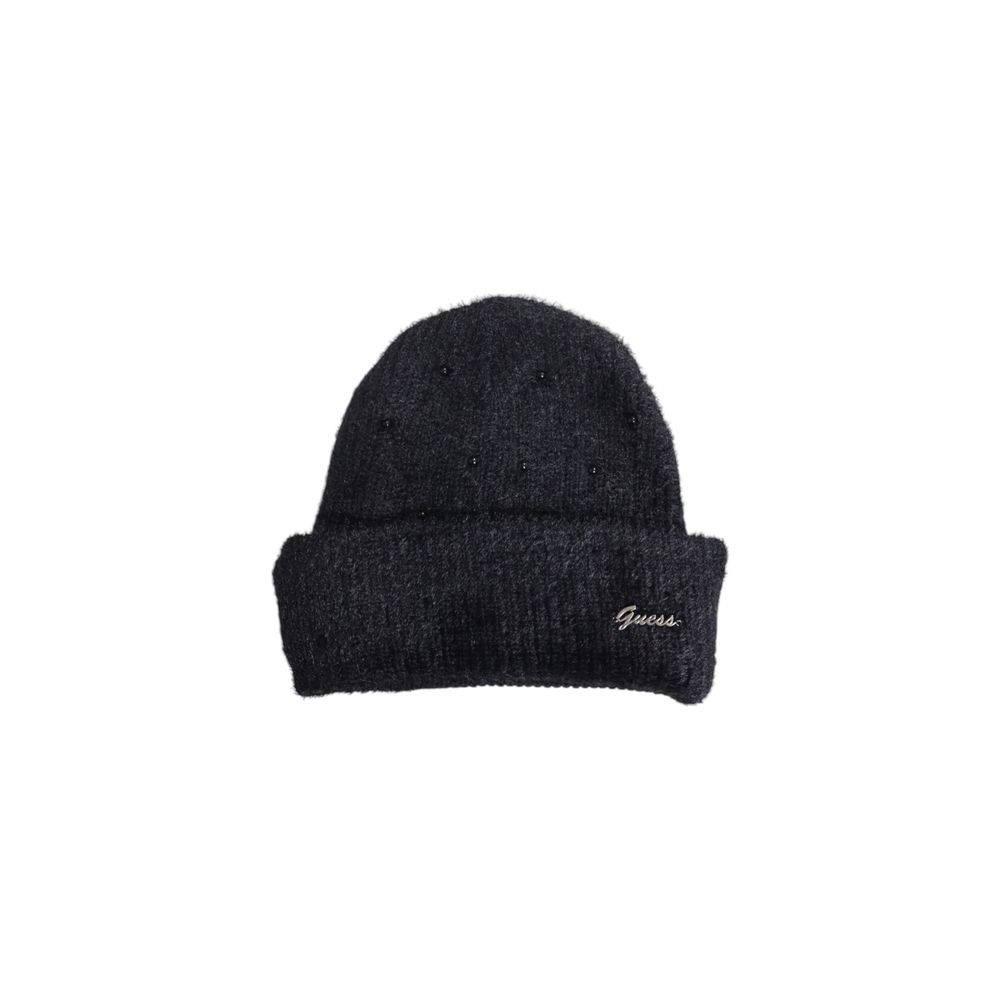 Guess Gorro De Algodón Negro