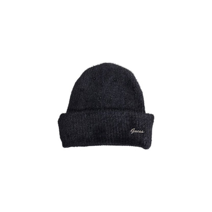 Guess Gorro De Algodón Negro