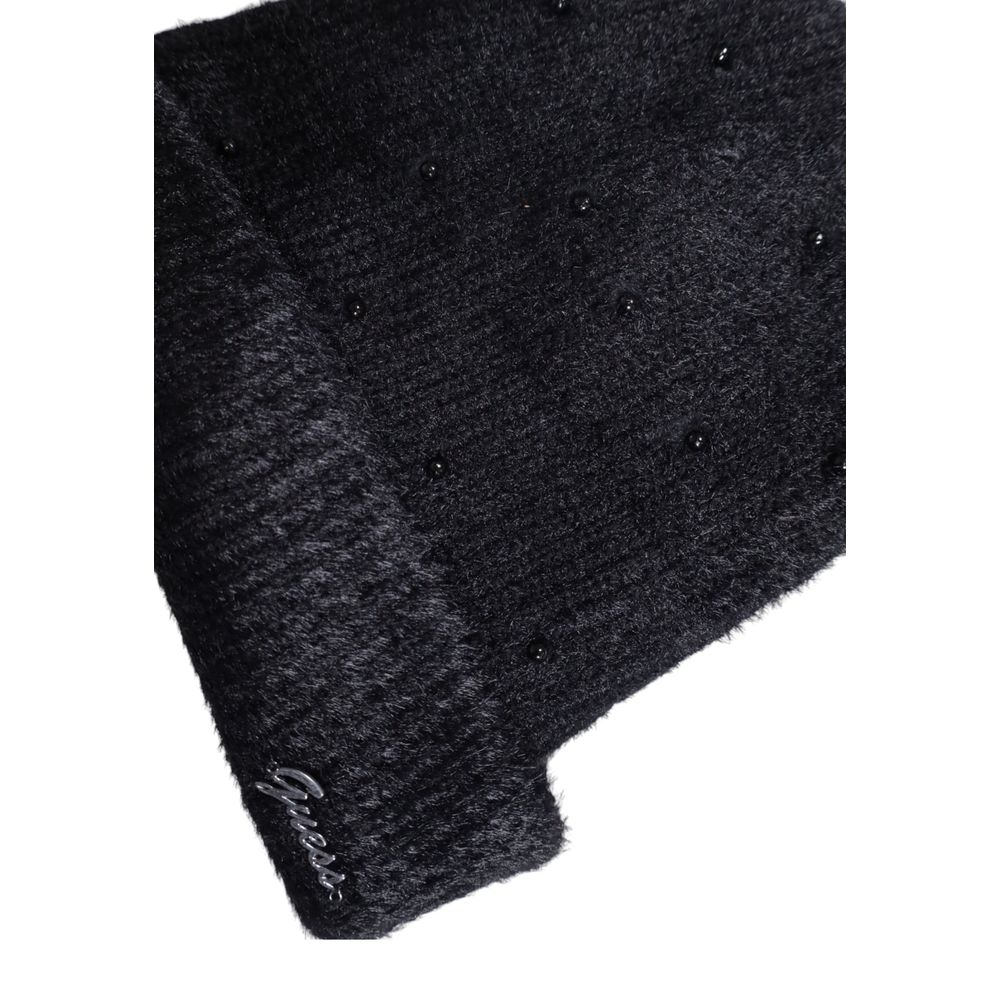 Guess Gorro De Algodón Negro