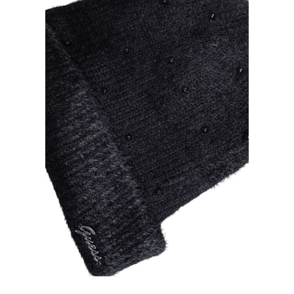 Guess Gorro De Algodón Negro
