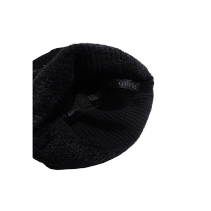 Guess Gorro De Algodón Negro