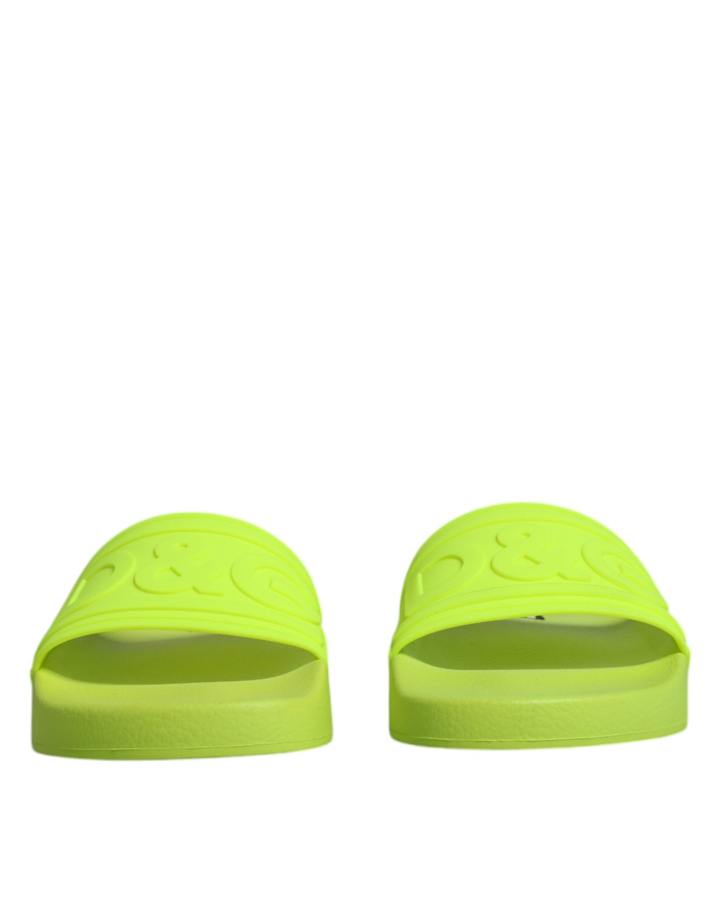 Dolce &amp; Gabbana Sandalias de goma verdes Zapatos de playa
