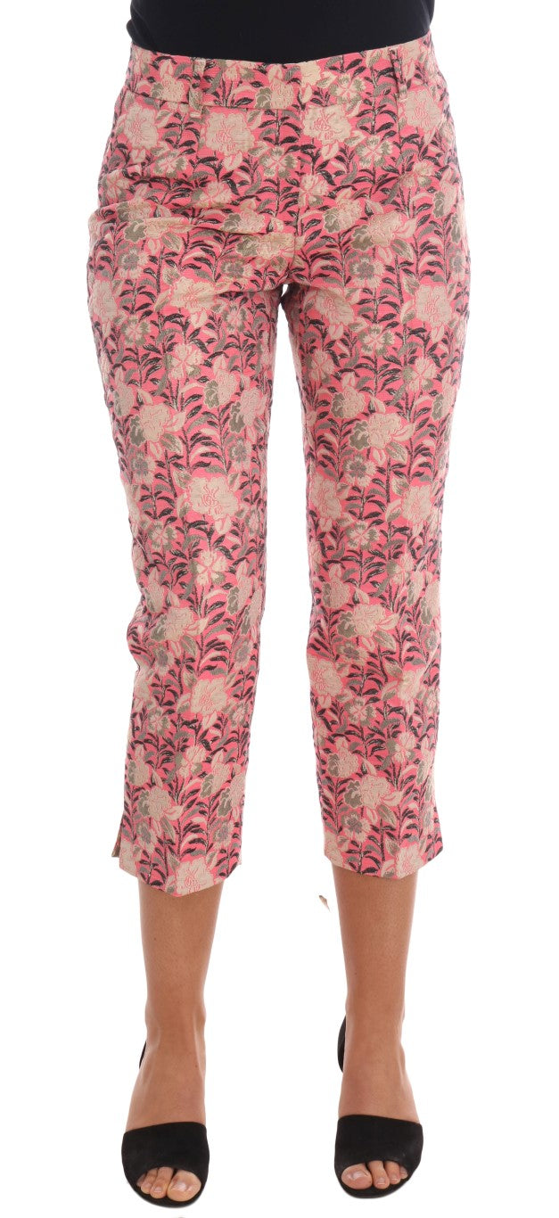 Dolce &amp; Gabbana Pantalones elegantes con brocado floral