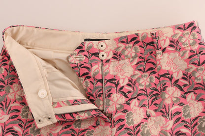 Dolce &amp; Gabbana Pantalones elegantes con brocado floral