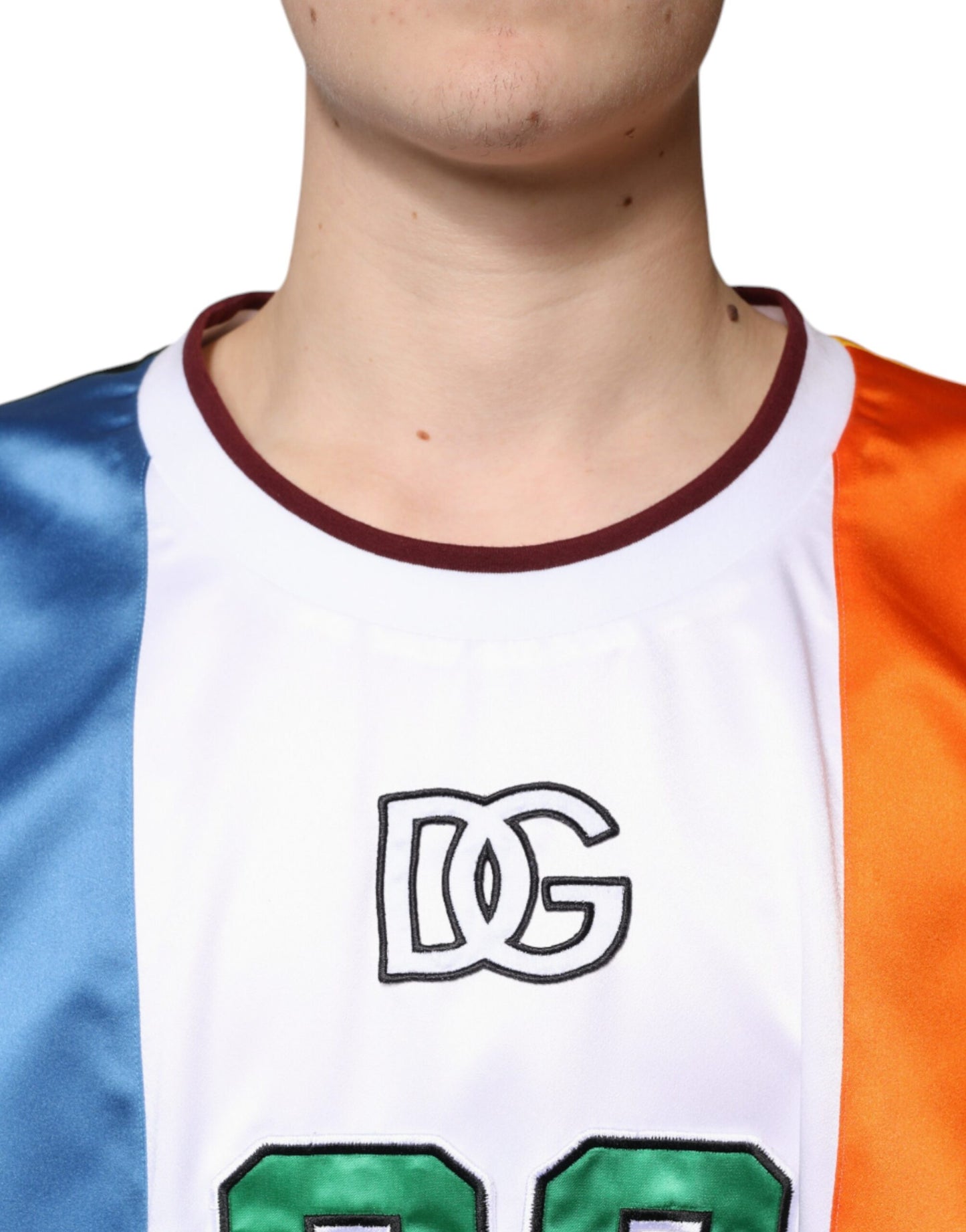 Camiseta sin mangas de jersey multicolor de Dolce &amp; Gabbana