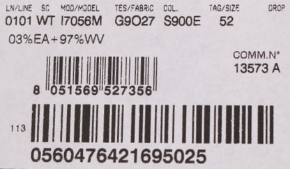 Dolce &amp; Gabbana Elegante chaleco de mezcla de lana a rayas grises