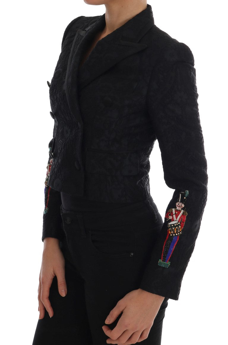 Dolce &amp; Gabbana Enchanted Floral Crystal Blazer Jacket