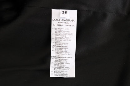 Dolce &amp; Gabbana Enchanted Floral Crystal Blazer Jacket