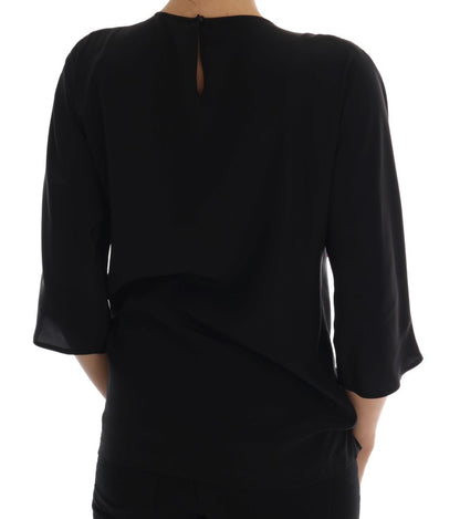 Dolce &amp; Gabbana Fairy Tale Embroidered Silk Blouse