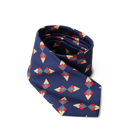 Cravates et nœud papillon en soie bleue Giorgio Armani