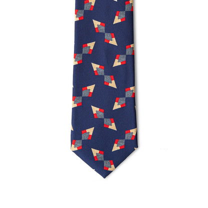 Cravates et nœud papillon en soie bleue Giorgio Armani
