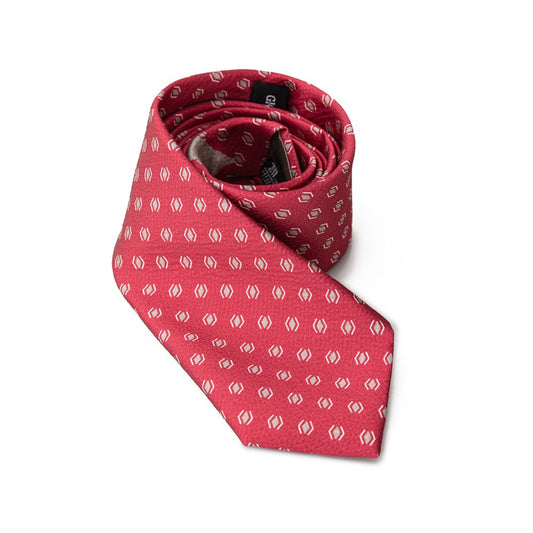 Cravates et nœud papillon en soie rouge Giorgio Armani