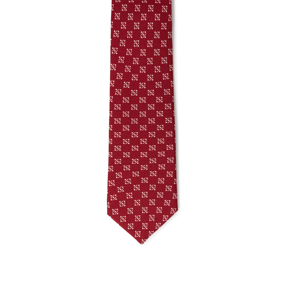 Cravates et nœud papillon en soie rouge Giorgio Armani