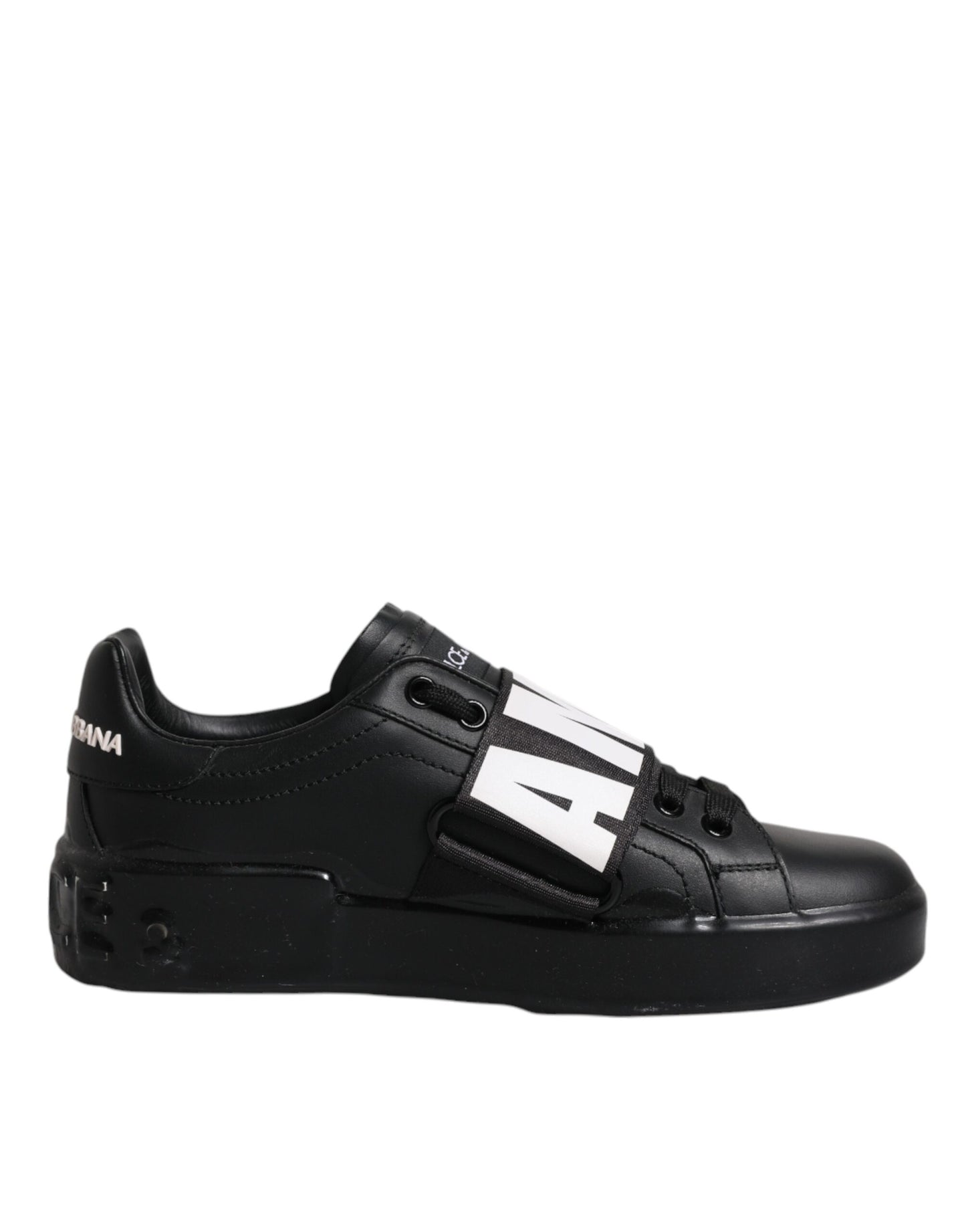Dolce & Gabbana Black D&G AMORE Low Top Sneakers Shoes – EU37/US7 par Dolce & Gabbana | Disponible sur Sandy Store ByNet