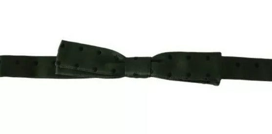 Dolce & Gabbana Green Silk Dotted Mens Necktie Bow Tie – par Dolce & Gabbana | Disponible sur Sandy Store ByNet